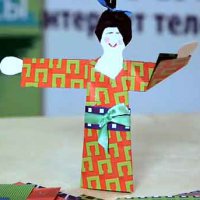 Мастер-класс: японская бумажная кукла